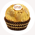 Lækker Ferrero Rocher praline i gyldent emballage