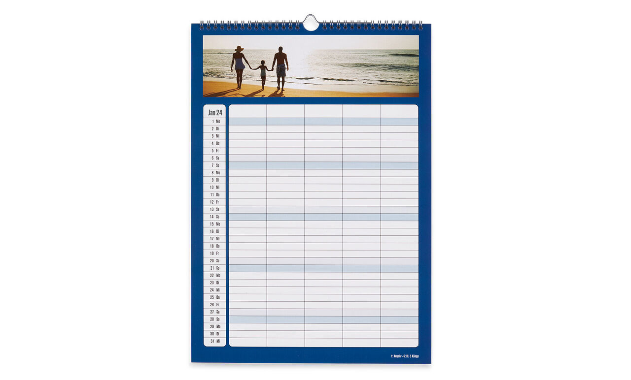 Familiekalender dit dine billeder | Bilka Fotoservice